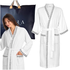 Szlafrok hotelowy biały SUPREME