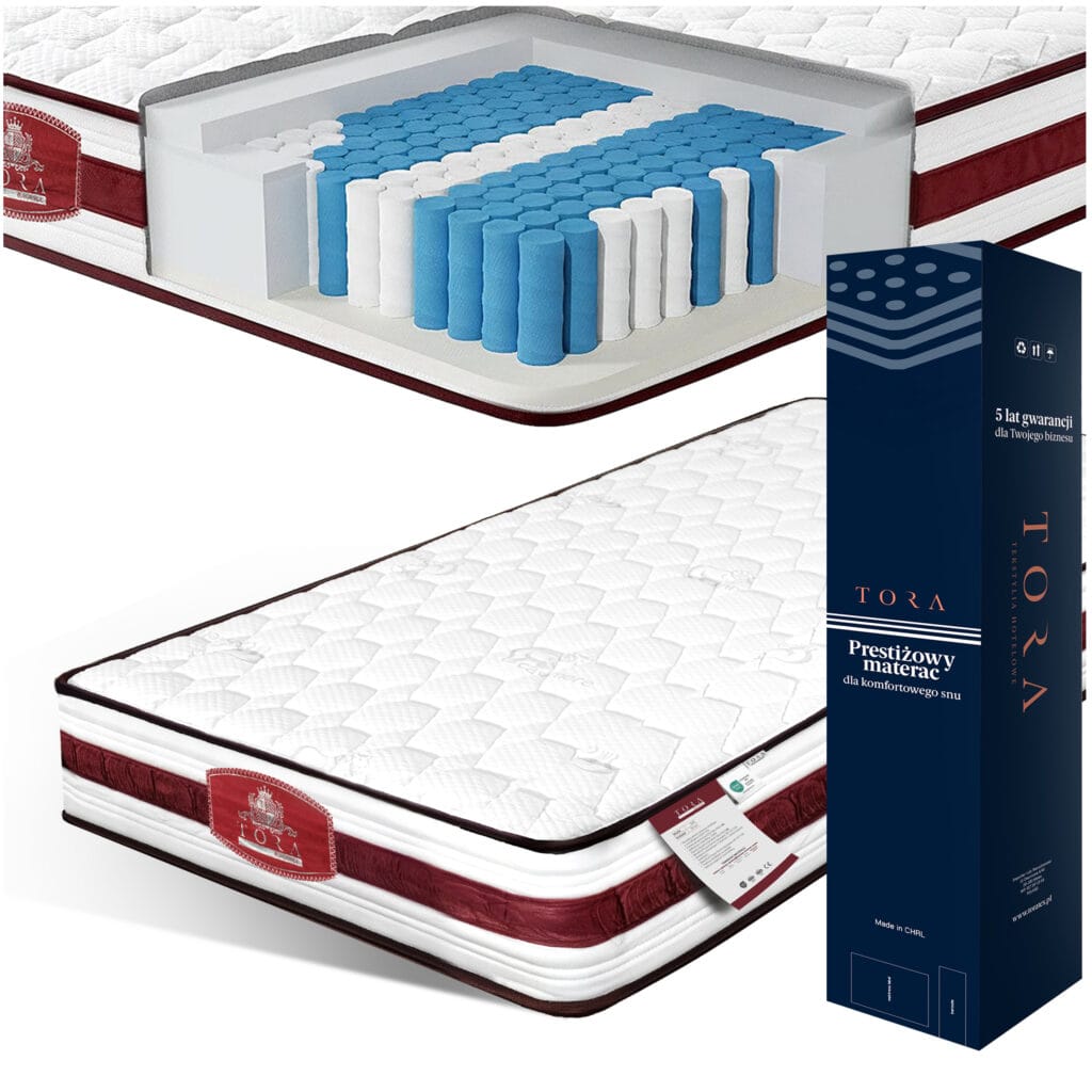 Materac Soft 90x200 kieszeniowo sprężynowy 20cm H3