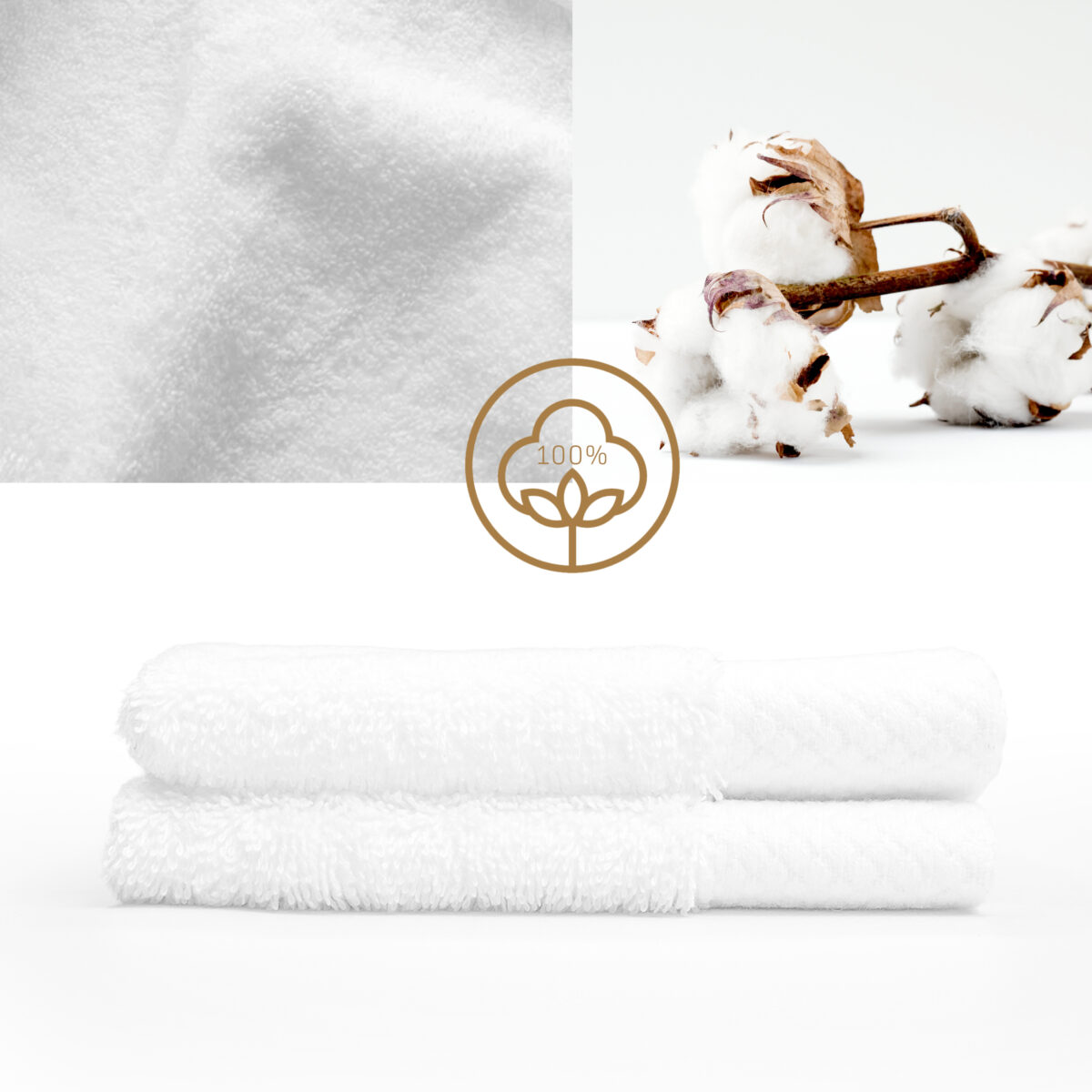 Ręcznik 100% bawełna 40x40 cm do hotelu i SPA – linia DeLuxe