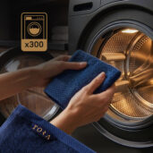 Ręcznik hotelowy bawełniany – wytrzymuje do 300 prań w 90°C