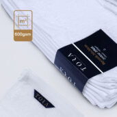 ęcznik do twarzy 30x30 cm biały 600 gsm zestaw