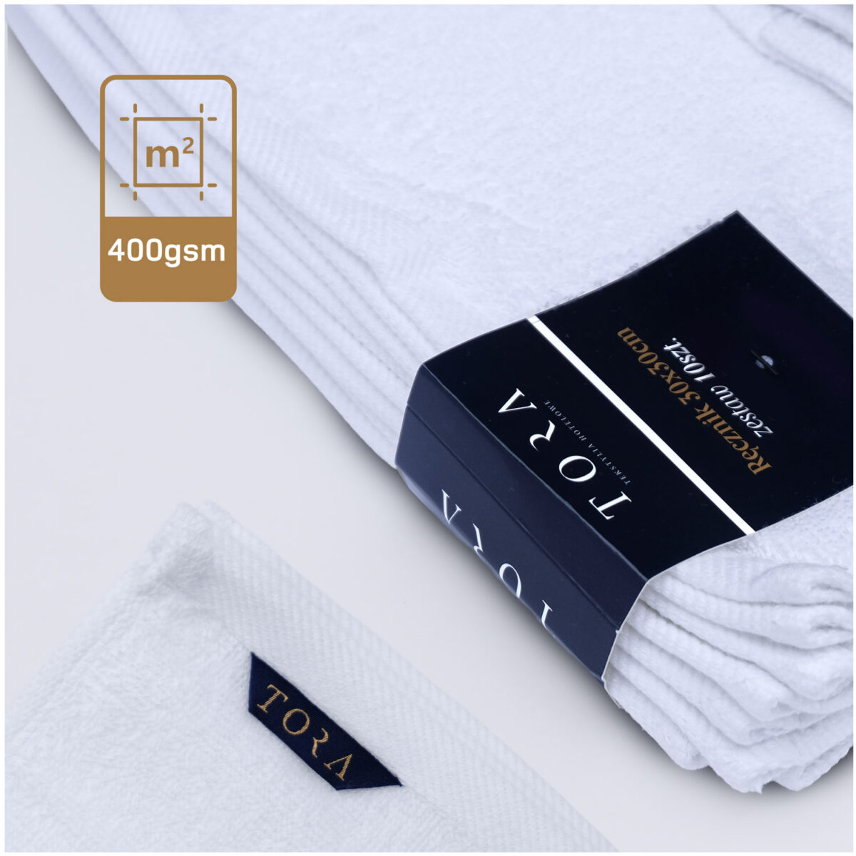 recznik 30x30cm bialy zestaw-9