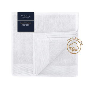 ręcznik do twarzy 30x30 cm biały zestaw 10 sztuk 600 gsm