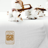 Naturalna bawełna w ręczniku 40x40 cm DeLuxe 700gsm – skład tkaniny